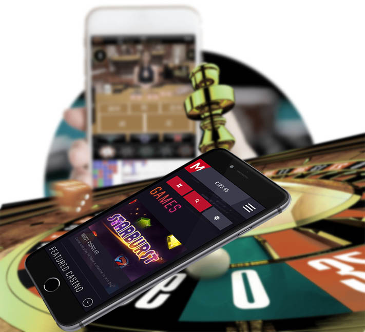 casino roulette and smartphone game