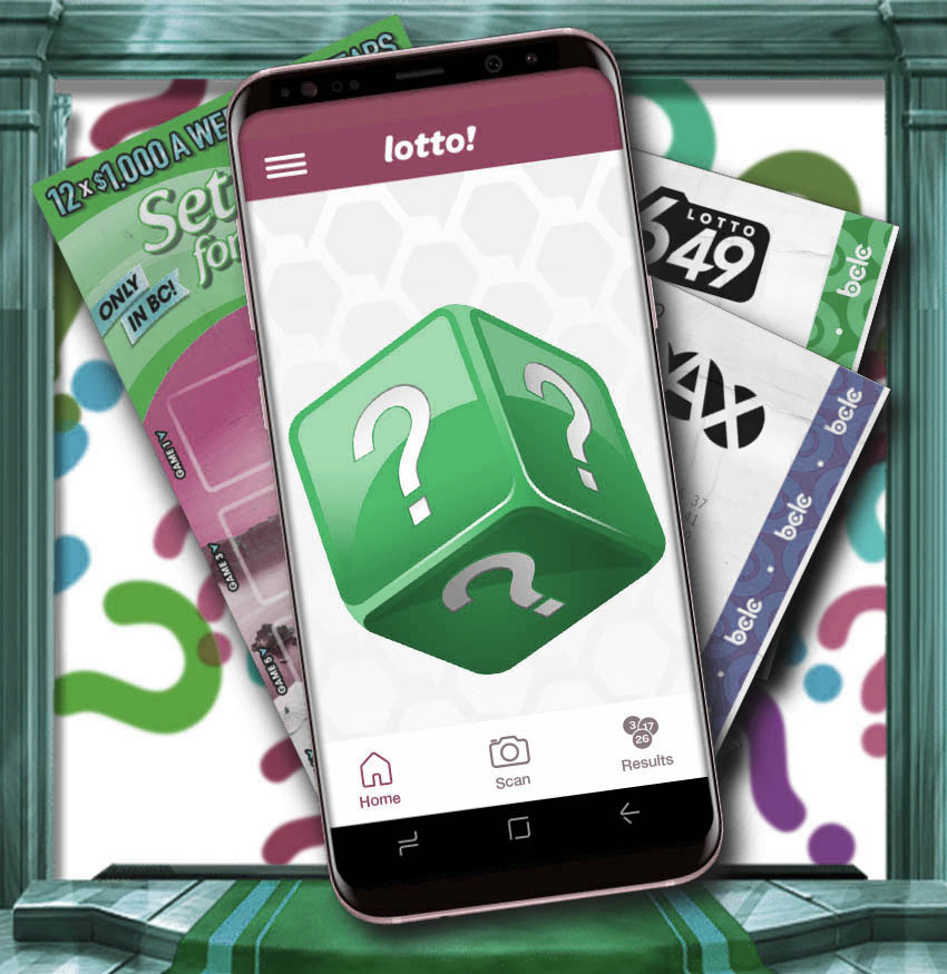 smartphone with question on it in frame